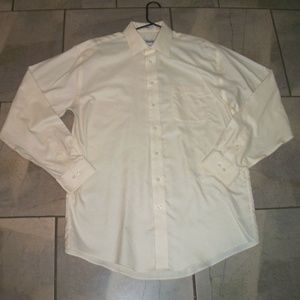 Joseph & Feiss Yellow No Iron Long Sleeve Shirt